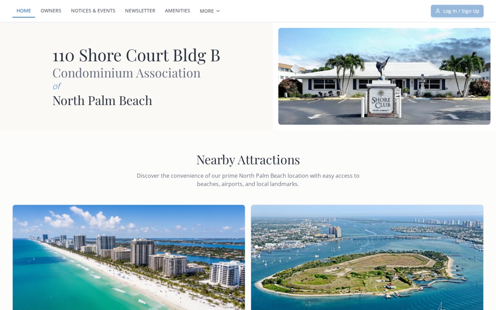 Shore Court Bldg B Condominium Association homepage